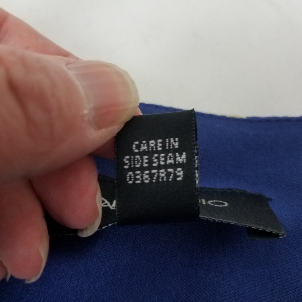 AB Studio Geometric Flutter Dress with Pockets 6 - Picture 4 of 14